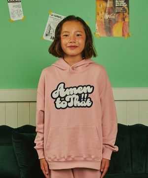 아멘 후디_핑크