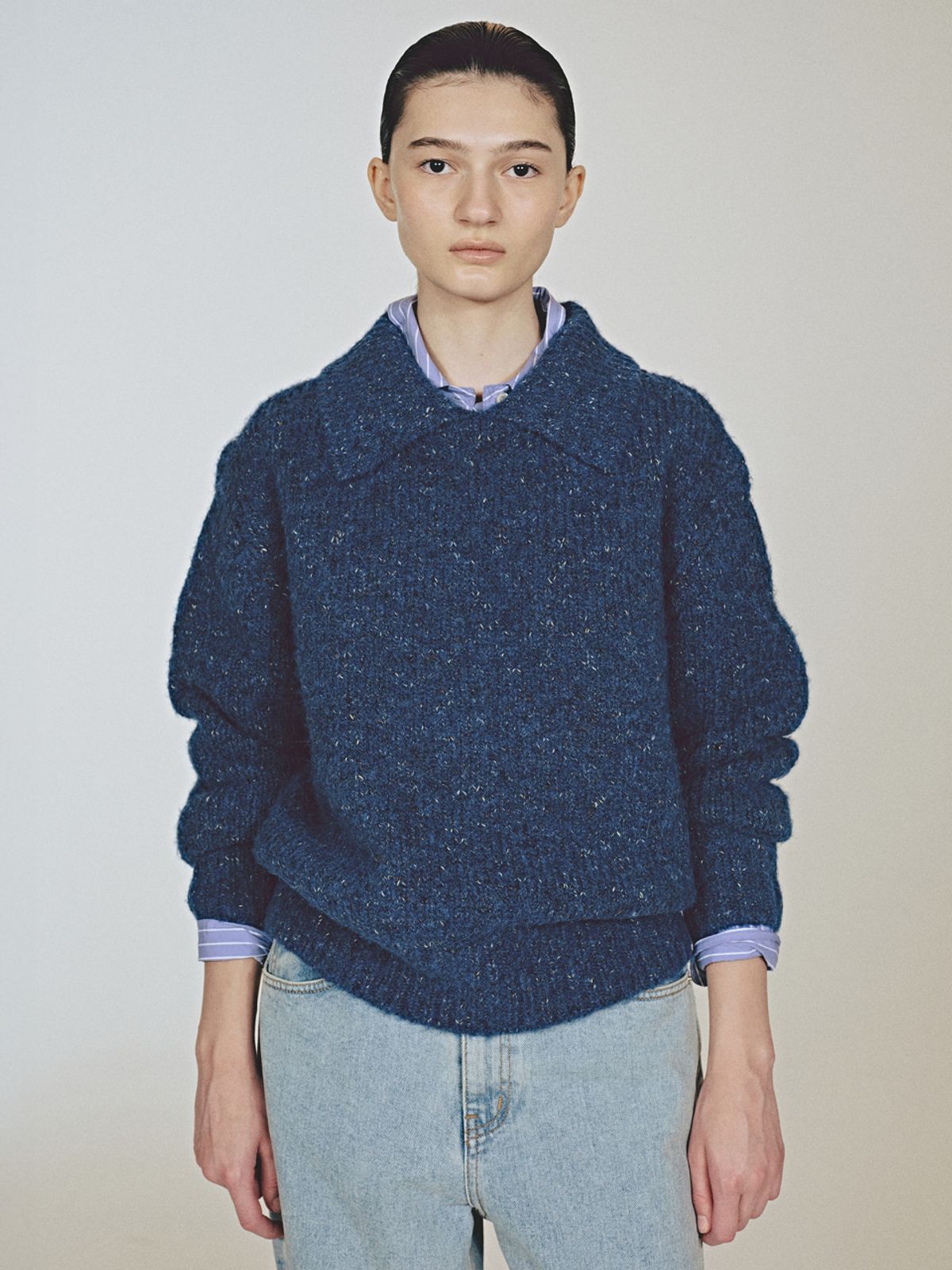 시엔느(SIENNE) Grand Mama Knit (Classic Blue)