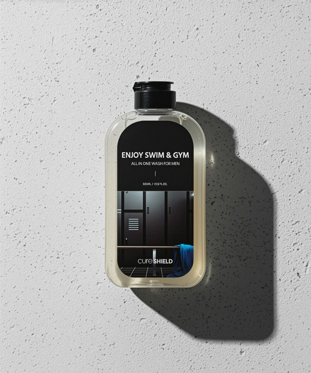 큐어실드(CURESHIELD) 인조이스윔 & 짐 올인원 워시 포맨 500ml