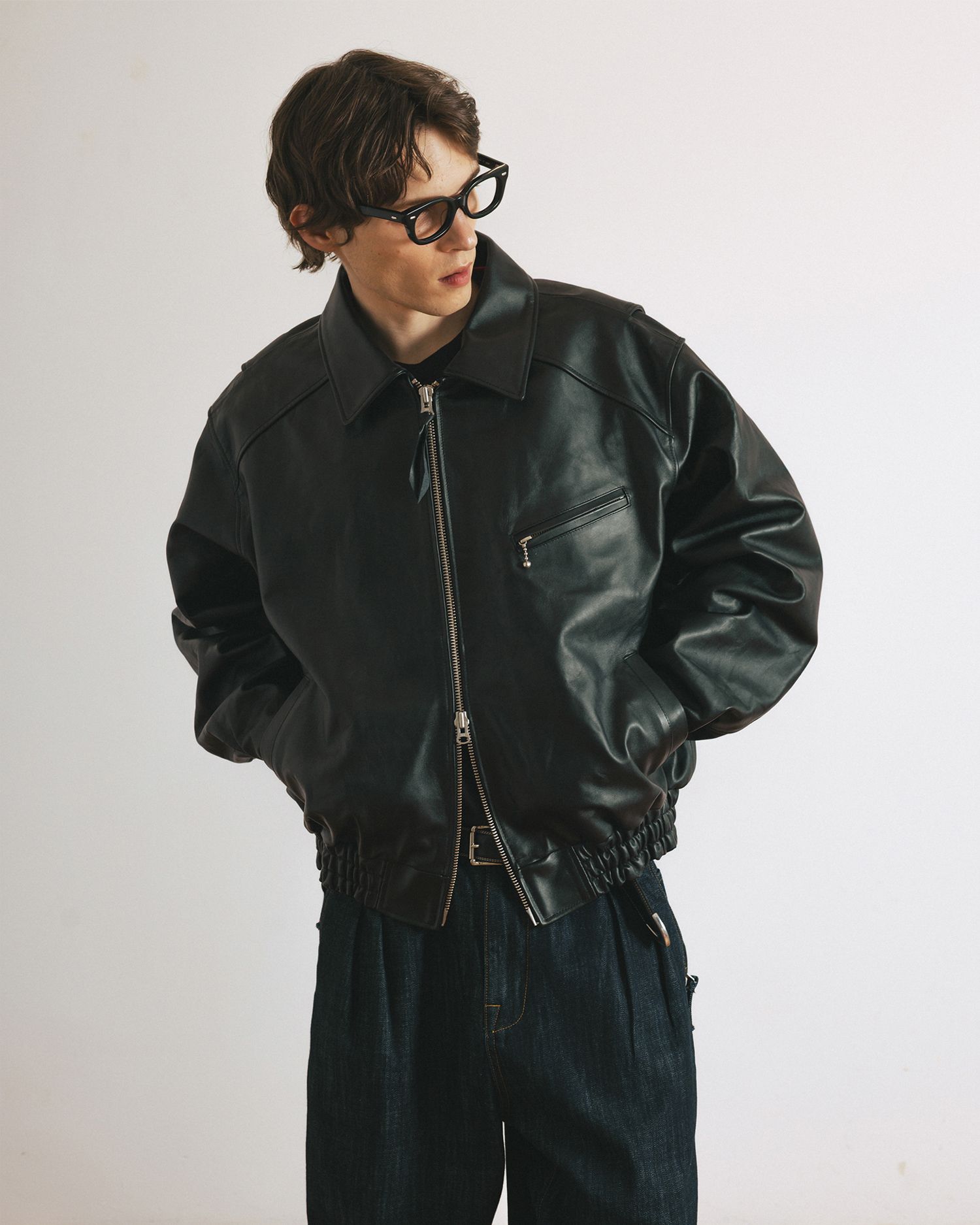 韓国限定！LAFUDGE STORE レザージャケットMUSINSA ムシンサ leather jacket | No.1 K-fashion Store MUSINSA