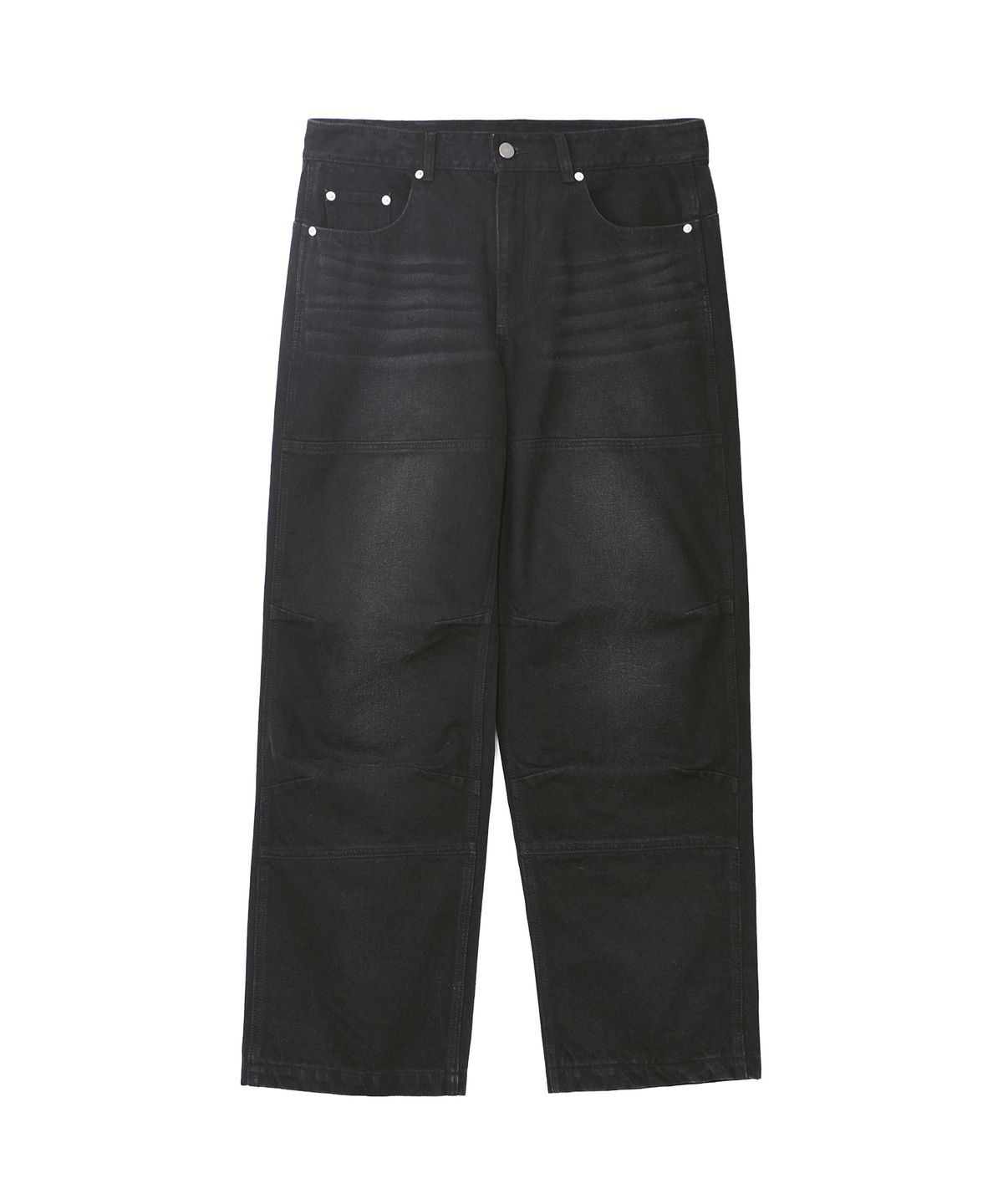 핍스 모터사이클(PHYPS MOTORCYCLE) Vintage Old Denim Pants Black