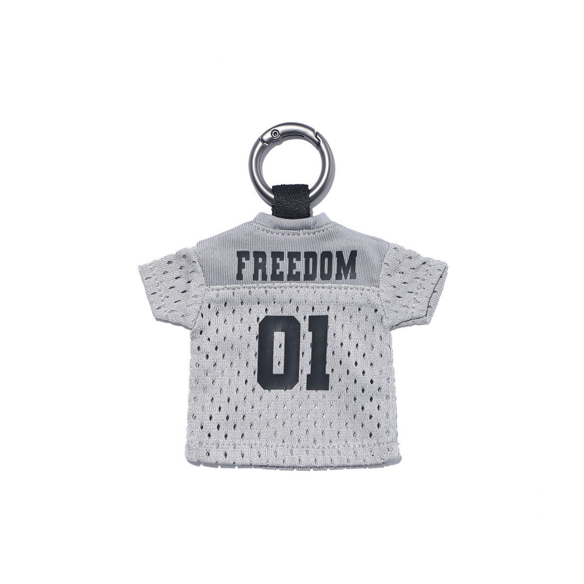 프리덤(FREEDOM) 미니 럭비 키링 (그레이)