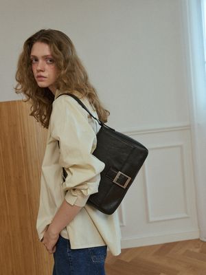 클래스프 백 _ 다크 브라운