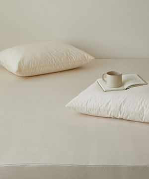 모먼트룸 40수 순면 홑매트리스커버(SS/Q) 3종