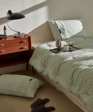 노튼클래식 40수 순면 체크 차렵이불단품(SS/Q) 5종