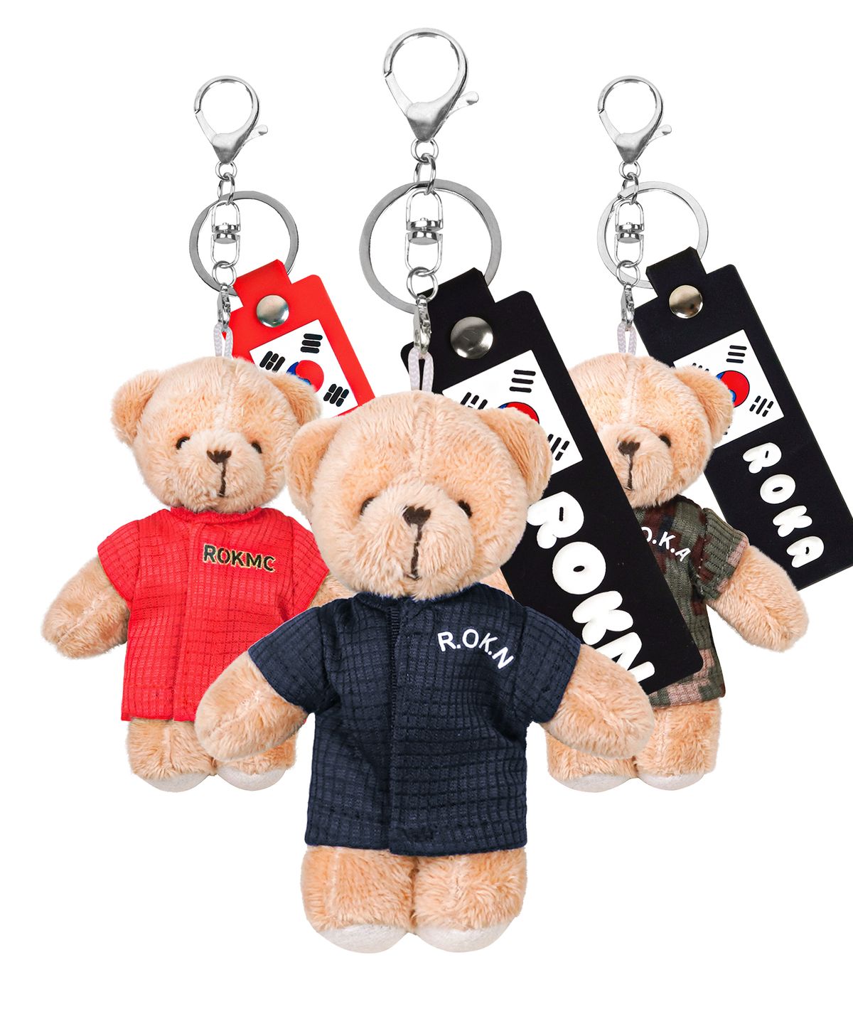 밀리브로(MILIBRO) Milibear Keyring ROKA ROKAF ROKN ROKMC ROTC 701