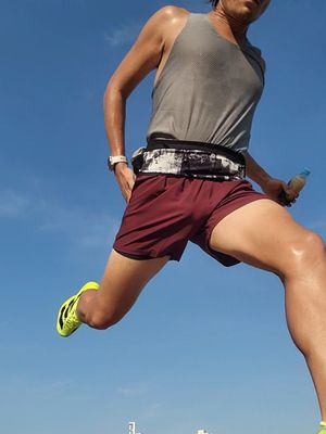 R09 스타터 보부상 메쉬 러닝벨트 2color