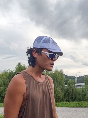 R10 러닝 메쉬 밴딩 헌팅캡 3color