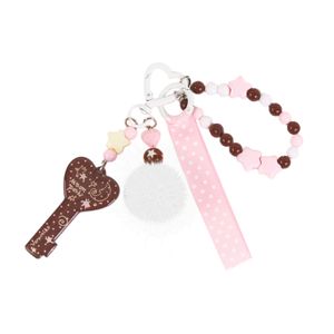 도트 캔디 키링 [초콜릿]