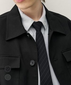 원터치 스트라이프 컴피 타이 [2COLORS]