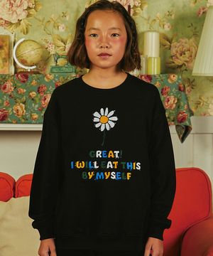 데이지 스웻셔츠_블랙