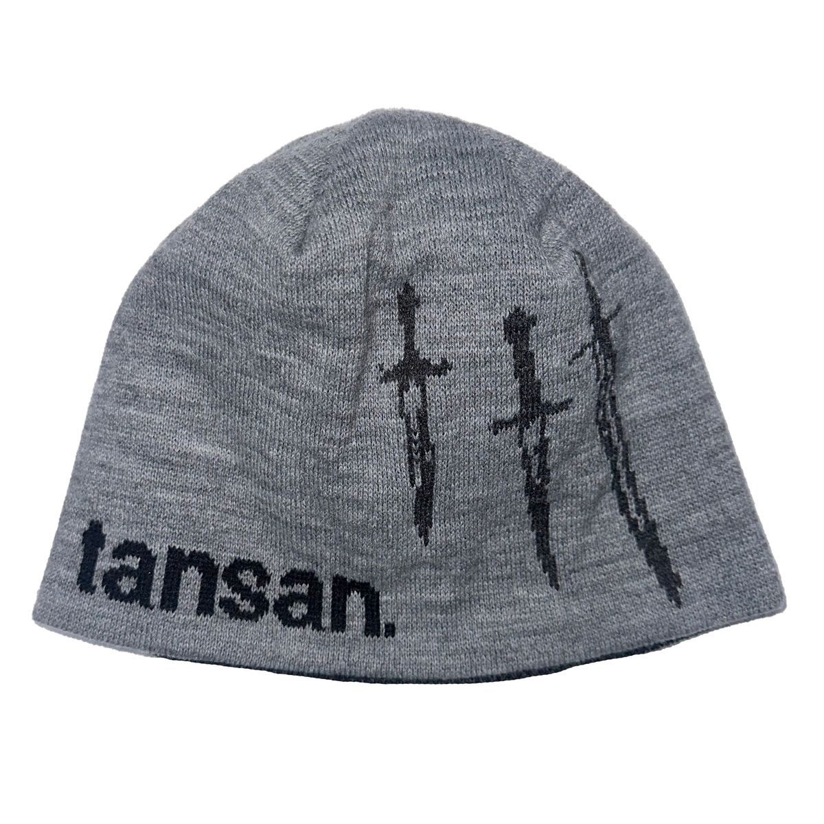 탄산마그네슘(TANSANMAGNESIUM) 자카드 트리플 나이프 비니 (그레이)