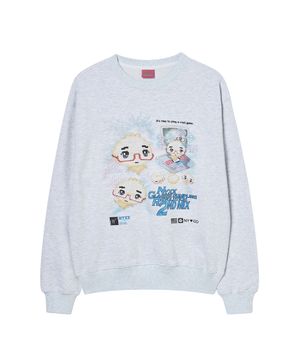 NYGD DDR SWEATSHIRTS HEATHER GREY