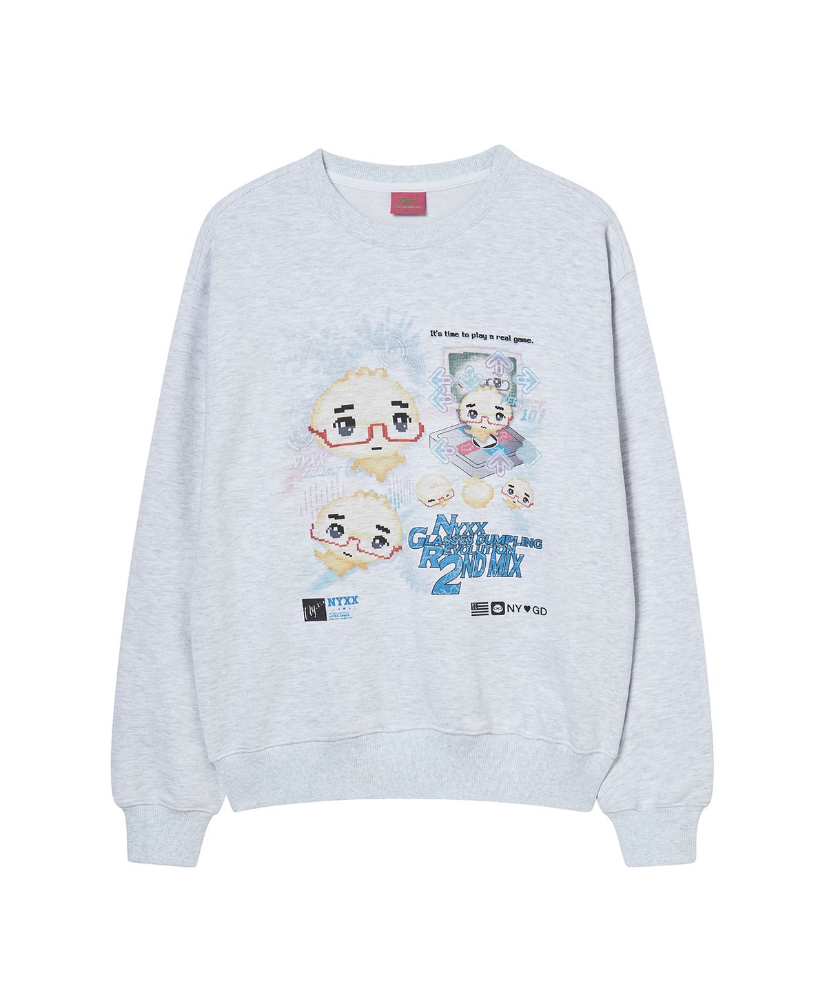 엔와이엑스엑스(NYXX) NYGD DDR SWEATSHIRTS HEATHER GREY