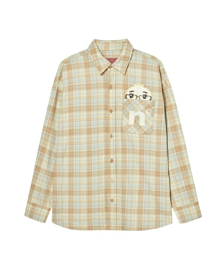 NYGD CHECK SHIRTS YELLOW