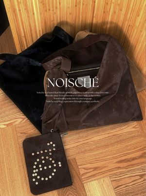 할로 스퀘어 백 (라지) _ 브라운