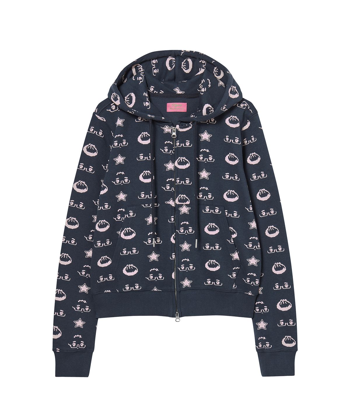 엔와이엑스엑스(NYXX) NYGD PATTERN HOOD ZIP-UP NAVY