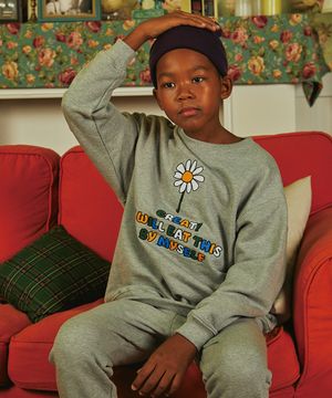 데이지 스웻셔츠_그레이