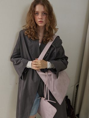 할로 스퀘어 백 (미디엄) _ 라벤더