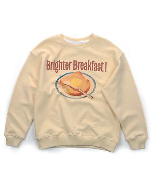 브렉퍼스트 스웻셔츠_크림