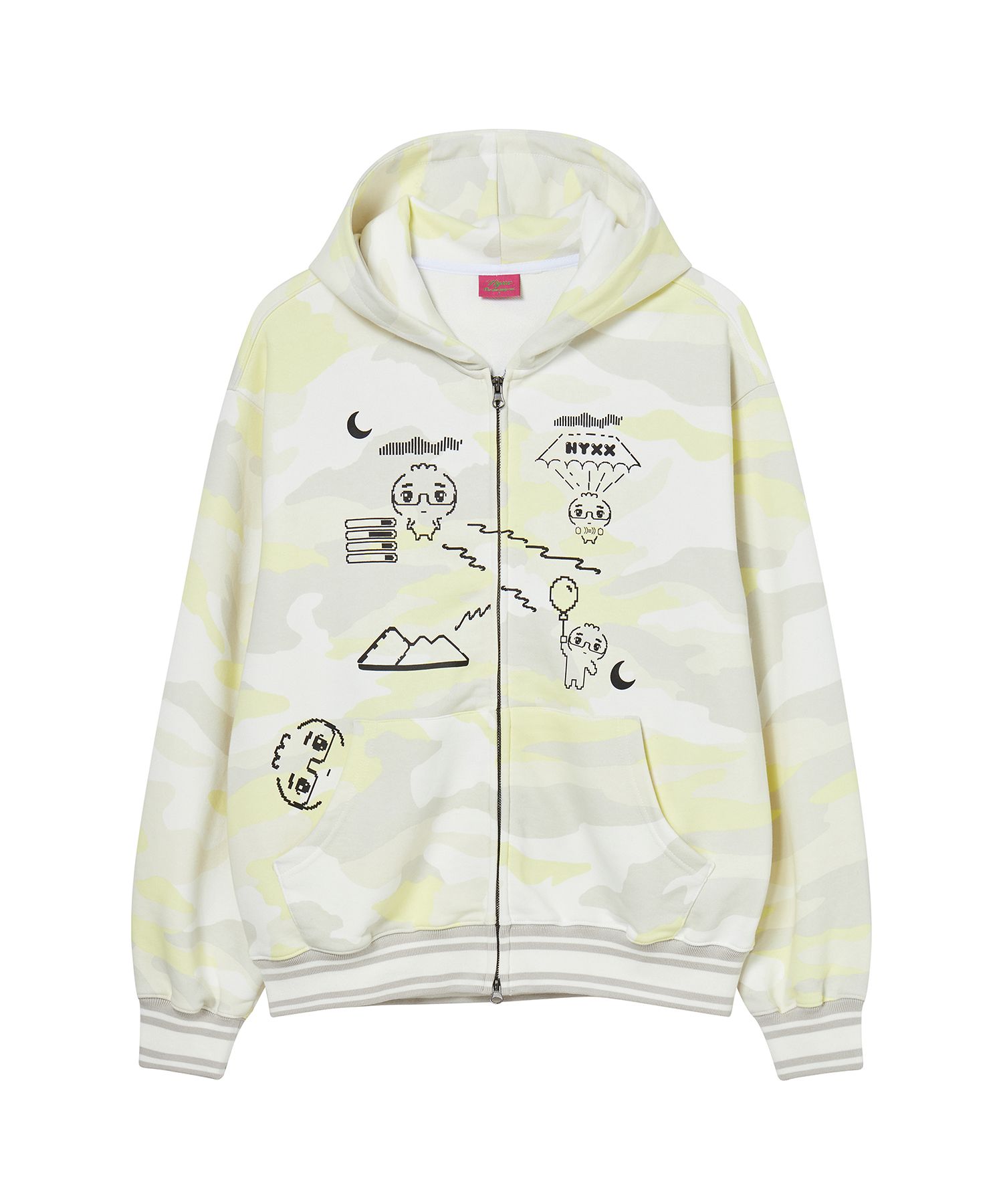 MUSINSA公式 | NYXX NYGD ADVENTURE HOOD ZIP-UP YELLOW