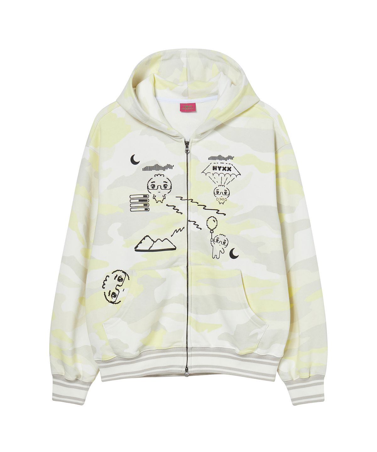 엔와이엑스엑스(NYXX) NYGD ADVENTURE HOOD ZIP-UP YELLOW