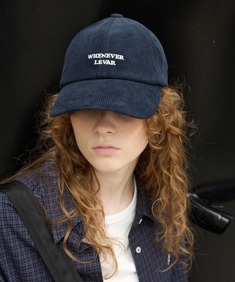 Whenever Corduroy Ball Cap - Classic Navy