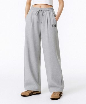 R:SIGNET ONE TUCK WIDE SWEAT PANTS (2color)