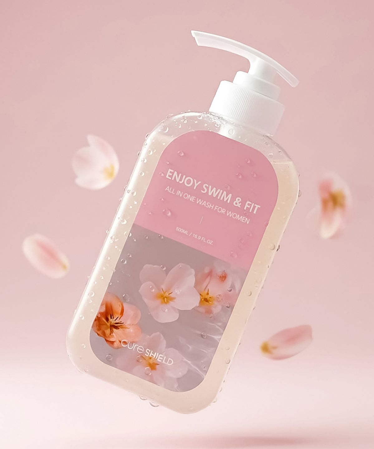 큐어실드(CURESHIELD) 인조이스윔 & 핏 올인원 워시 포우먼 500ml