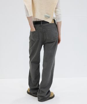 Relaxed Fit Denim - Stone Khaki