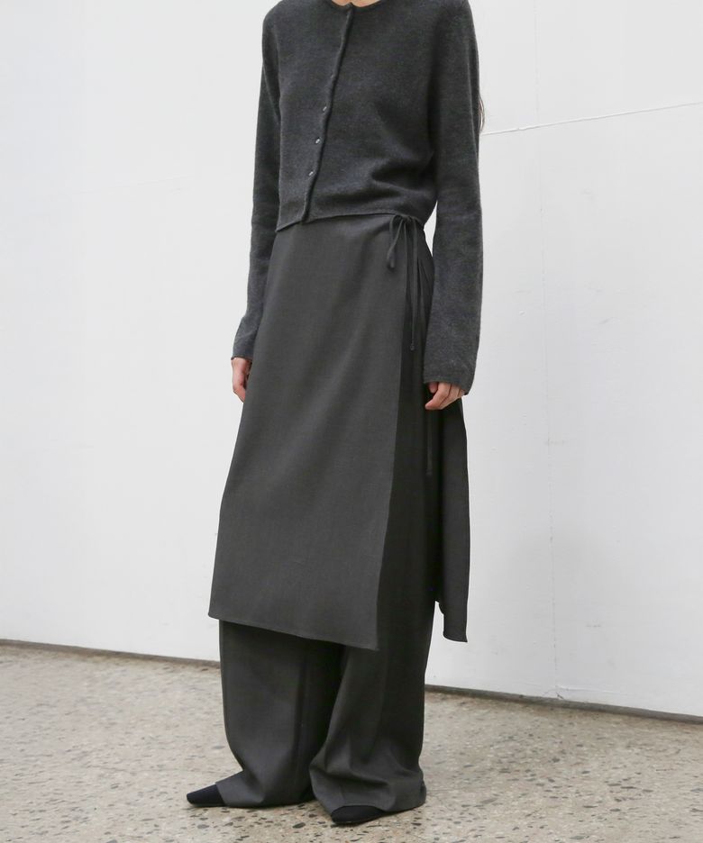 Whenever Layered Skirt - Charcoal