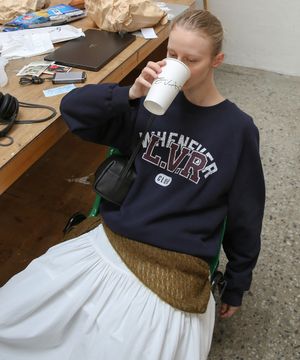 L.V.R Overlay Sweatshirt - Navy