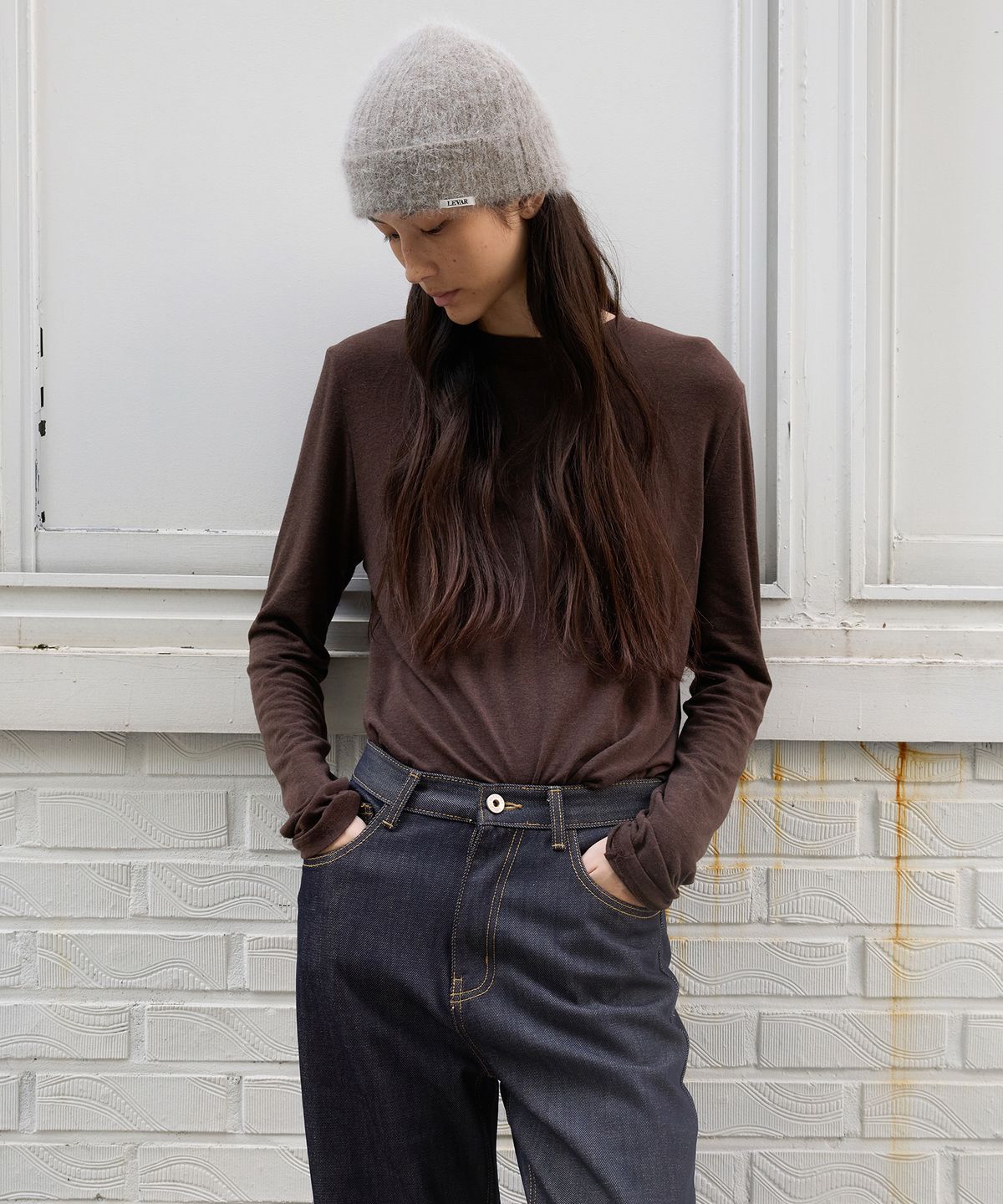 르바(LEVAR) Standard Soft T-Shirt - Cocoa Brown