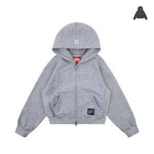 IB 엠보 투웨이 크롭 후드 집업_IB53JD601