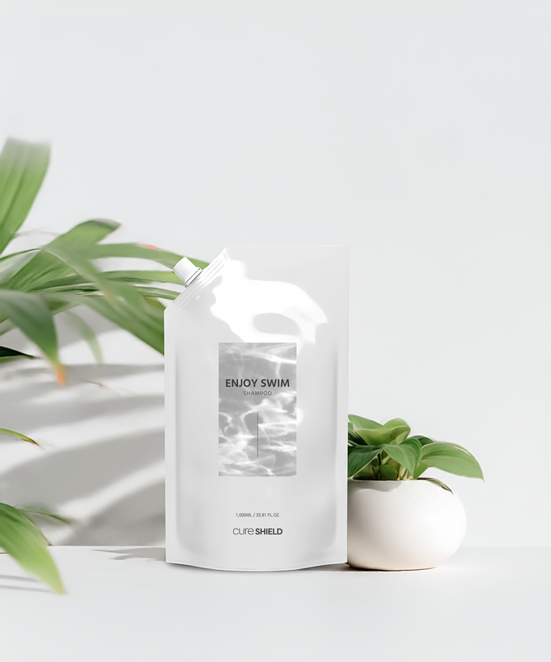 인조이스윔 썬 제스트 샴푸 리필 수영장 염소 냄새 제거 시트러스 1000ml