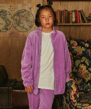 벨루어 집업_바이올렛