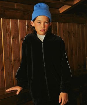 벨루어 집업_블랙