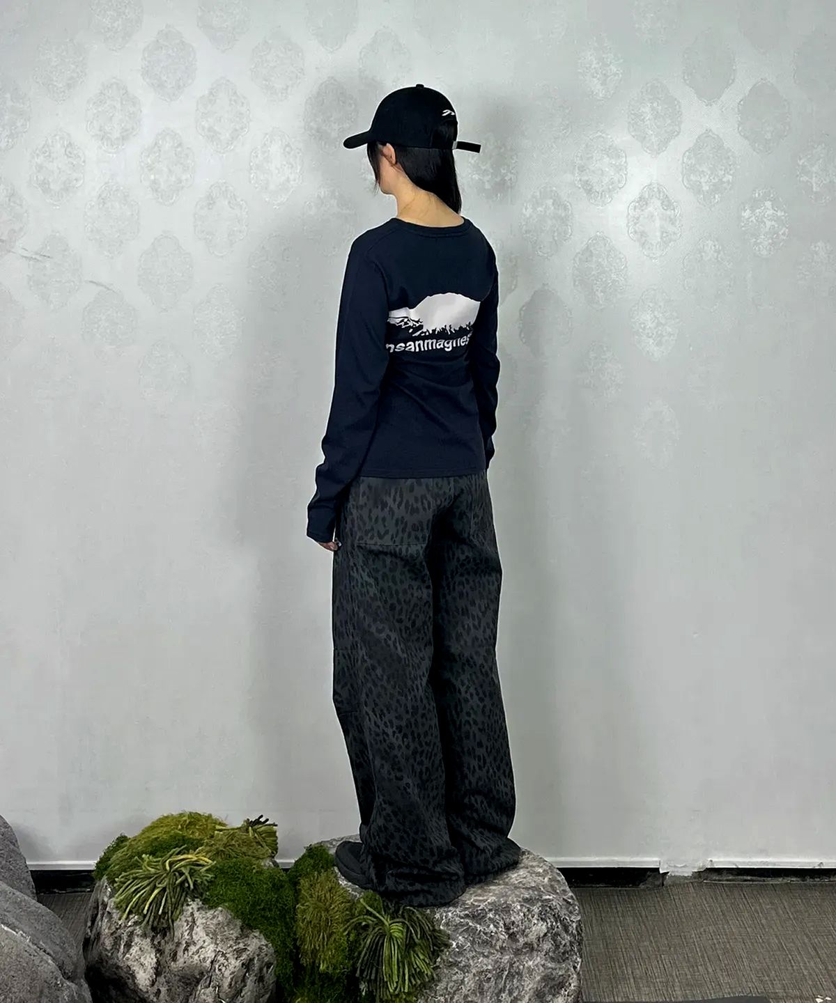 탄산마그네슘(TANSANMAGNESIUM) 마운틴 롱슬리브 네이비