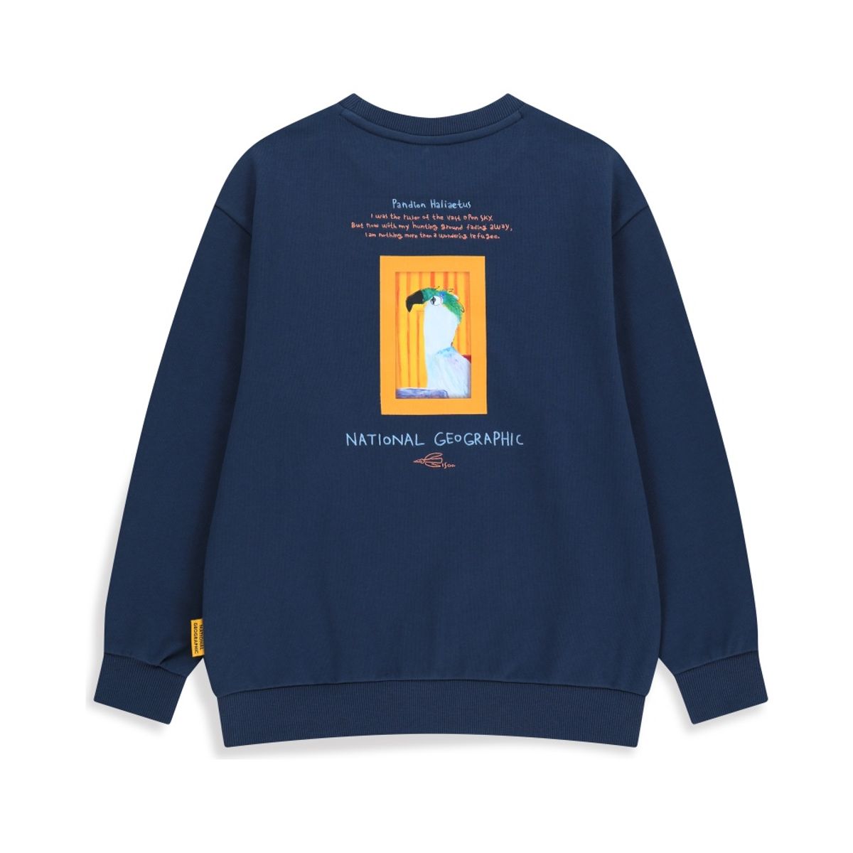 내셔널지오그래픽 키즈(NATIONAL GEOGRAPHIC KIDS) K254USW960 그래픽 맨투맨 NAVY