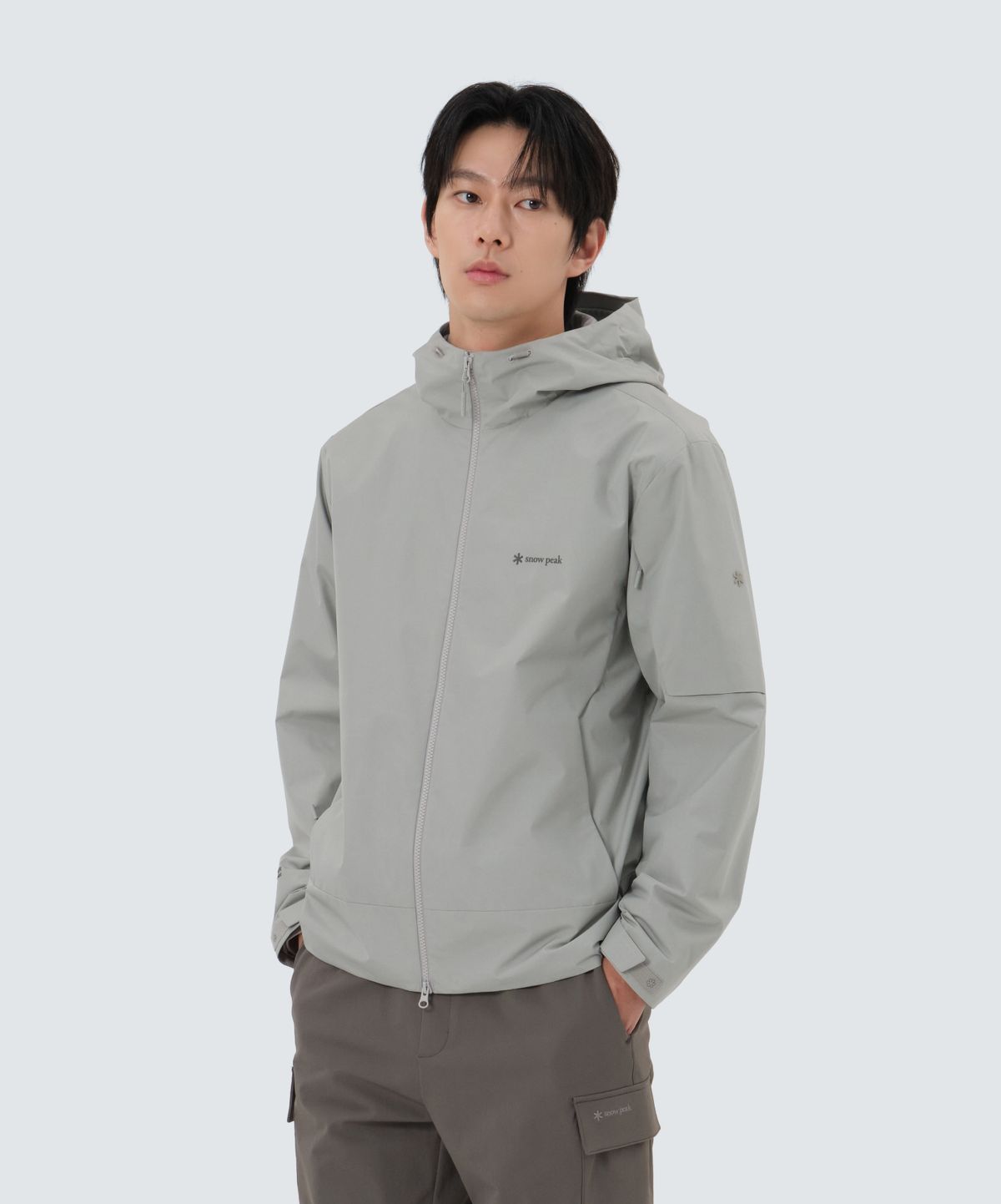 스노우피크 어패럴(SNOWPEAK APPAREL) 드라이피크 윈드스토퍼 자켓 (S25FMPJK04) Fog Gray