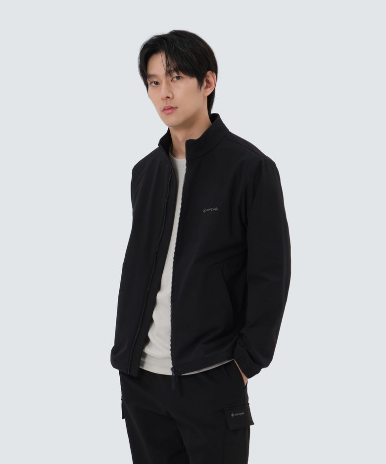 라고 스탠드넥 자켓 (S25FMTJK32) Black