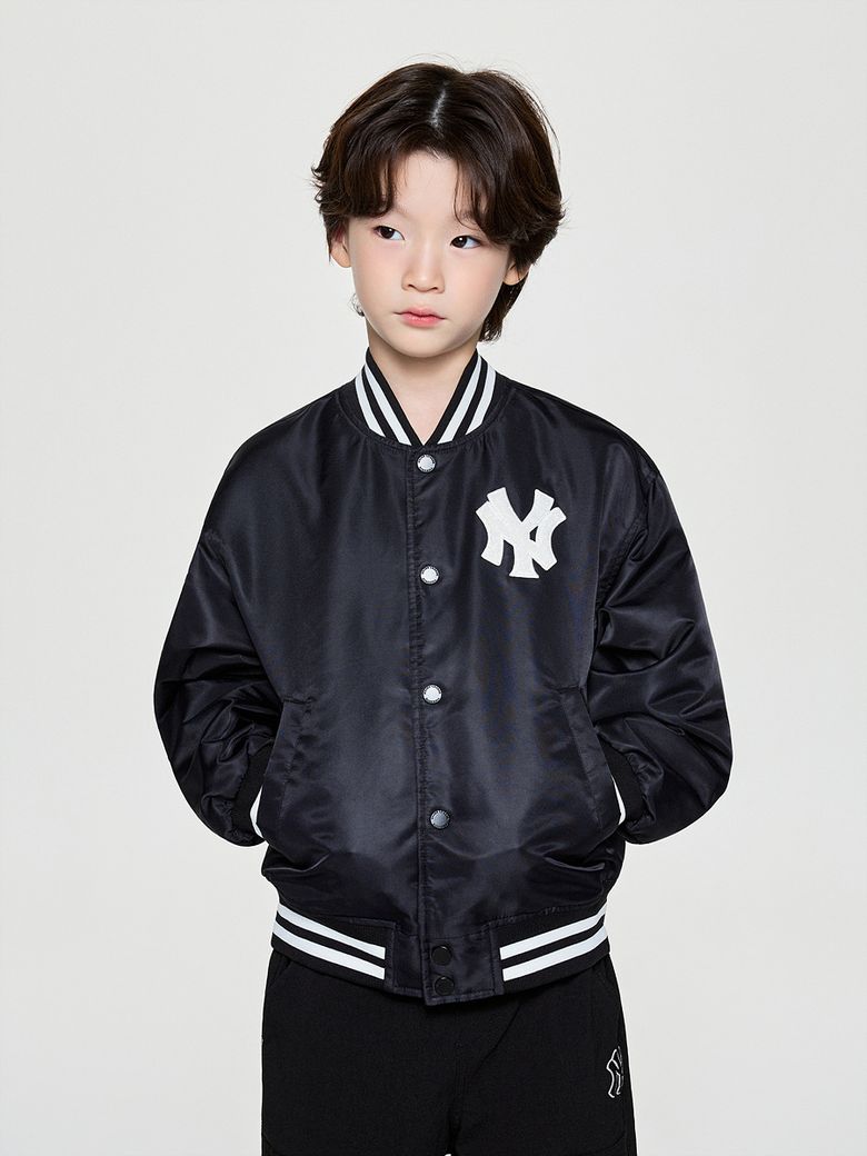 스트릿 바시티 패딩점퍼 NY (Black)