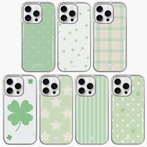 (+맥세이프) 실버 에폭시범퍼 그린에디션 모음전 케이스 - 아이폰/갤럭시