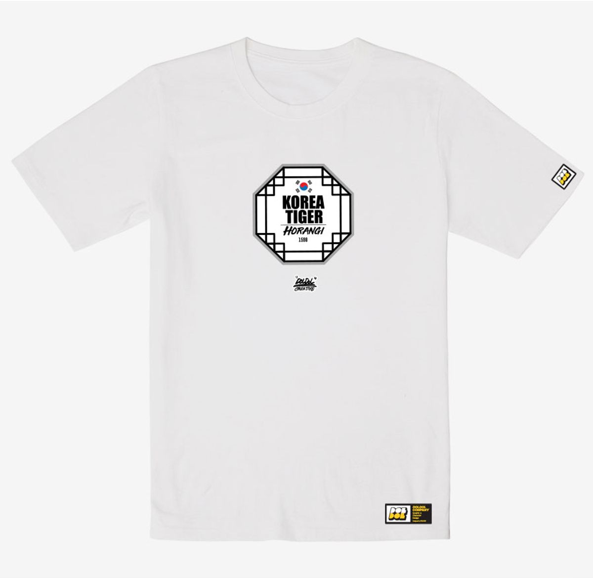 돌돌(DOLDOL) DMK_T-shirts_55 데블몽키 타이거 코리아 그래피티 티셔츠 반팔티