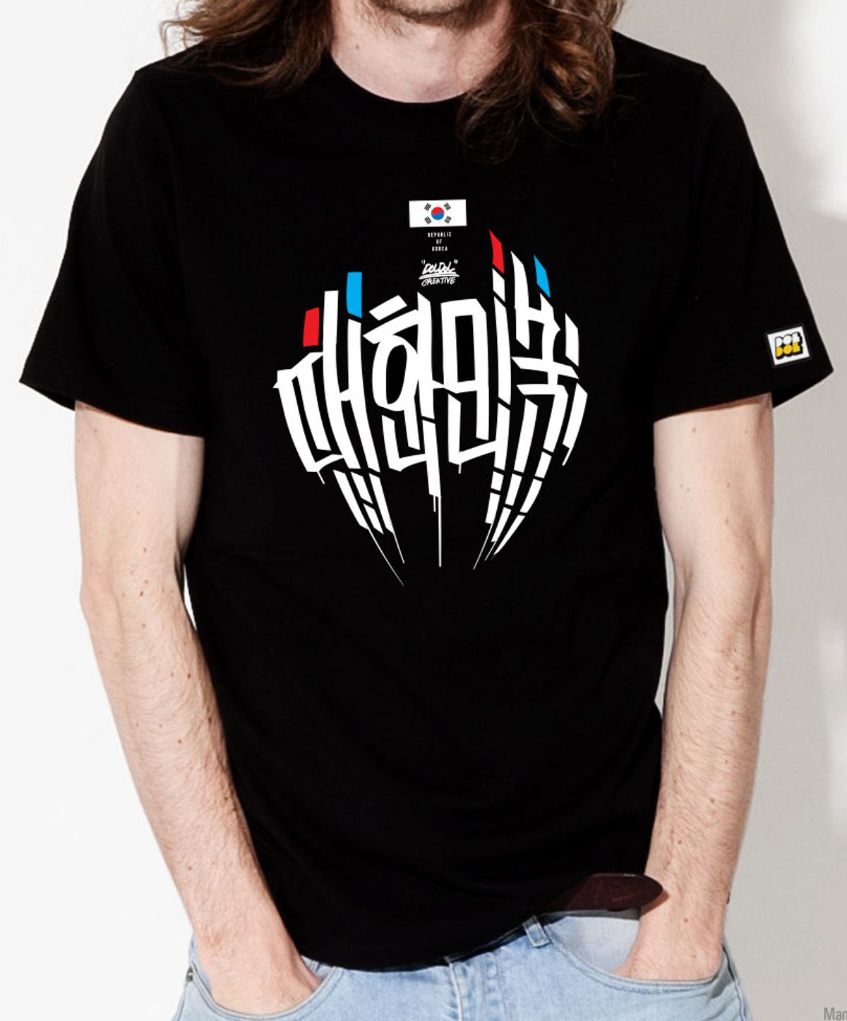 돌돌(DOLDOL) DMK_T-shirts_57 데블몽키 타이거 코리아 그래피티 티셔츠 반팔티