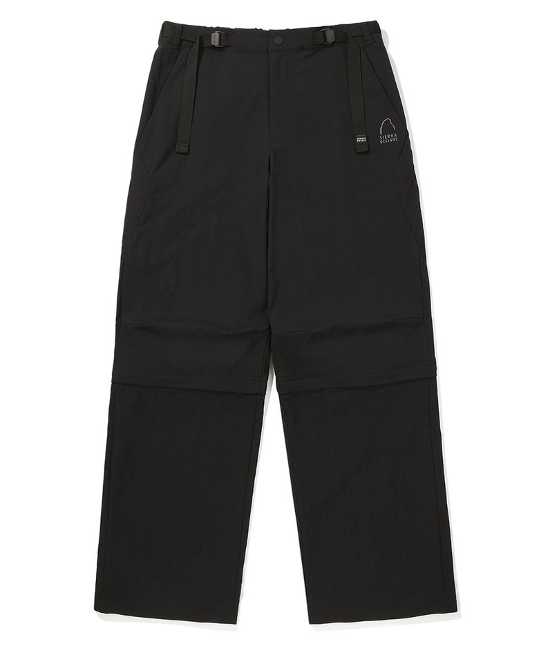 W) 카파시터(CAPACITOR) 2WAY 팬츠 (세미와이드핏) BLACK