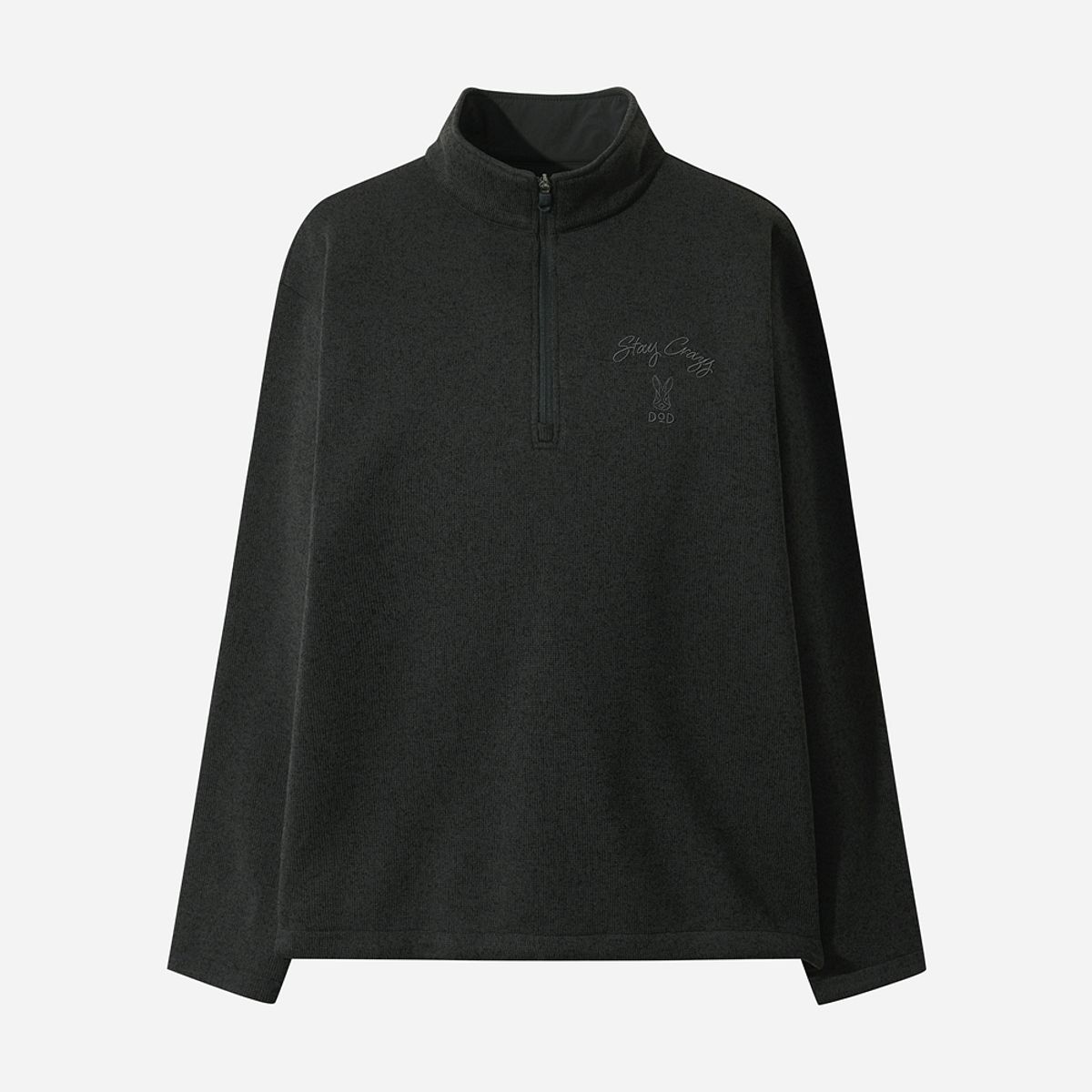 디오디(DOD) 템프니트 베이직 집업 아노락(BLACK)
