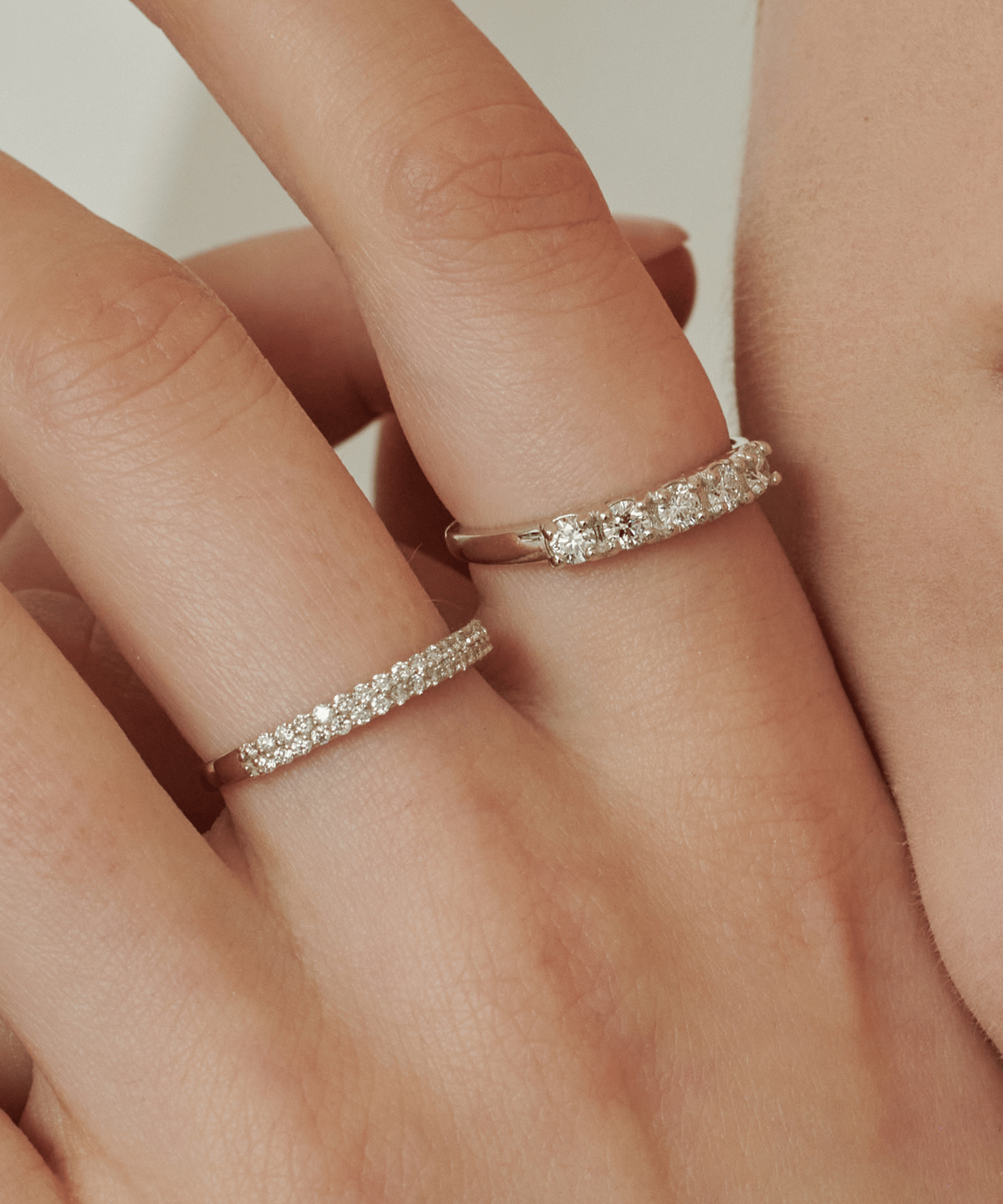러비앤비(LOVEENB) [14K gold] 글램 1부 랩다이아몬드 반지