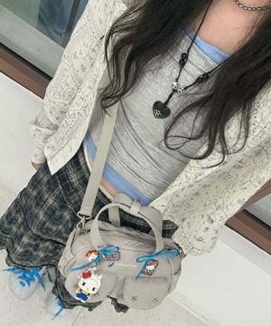 루나 별 스터드 볼링 토트백_35121TT