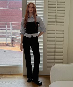 엘른 베이직 부츠컷 롱 팬츠